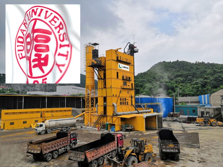 Lintec partners with Fudan University to make its asphalt plants more environment-friendly