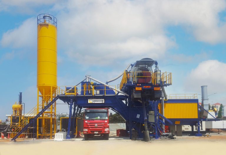 Linnhoff asphalt plant overcomes logistical challenges on Ghana road project