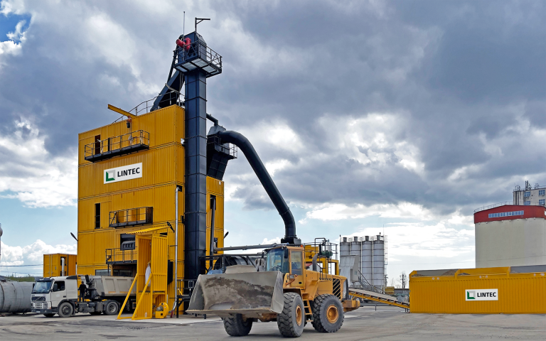 First Lintec CSM 3000 asphalt plant in Romania supports growing demand for roads