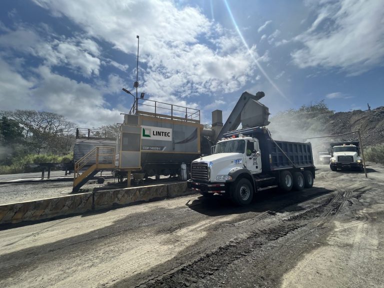Panama contractor branches out into asphalt supply with Lintec CDP14001M continuous asphalt mixing plant