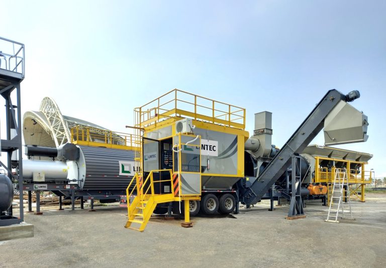 Lintec CDP12001M Asphalt Mixing Plant selected for major water infrastructure project in Gabon