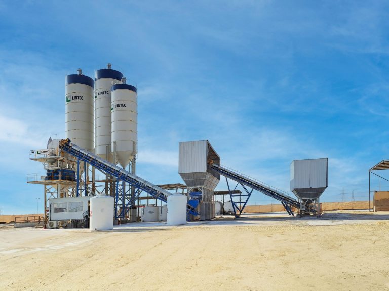 Multi-Task deploys Lintec UCP120 Concrete Batching Plant for petrochemical storage project in Saudi Arabia
