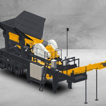 mobile jaw crushing plant